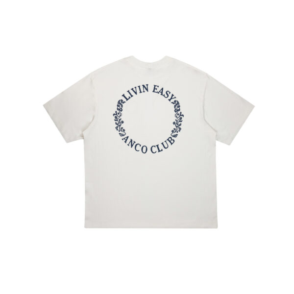 k_Easy-Resize.com T-shirt "Living easy" - OFFWHITE